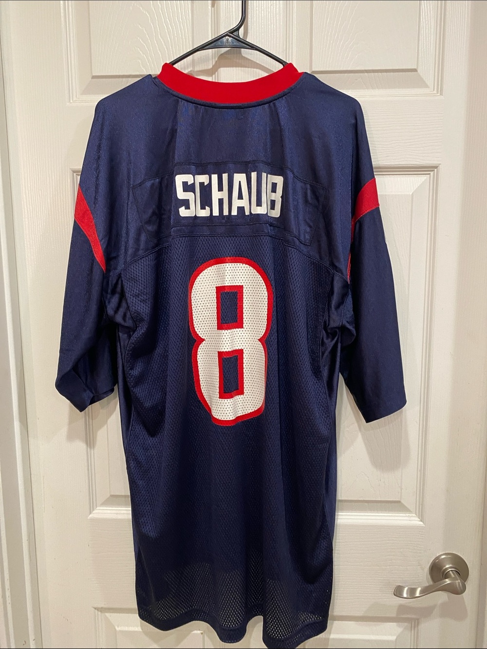 NFL Reebok Authentic Football Jersey Houston Texans  #8 SCHAUB